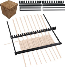Basket Making Starter Kit, Adjustable Woven Rattan Basket Weaving Set for Square