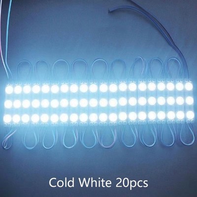 20pcs DC12V SMD 3 LED Module Waterproof IP67 Decorative Hard Strip Light Lamp ON