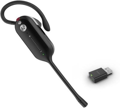 Yealink WH63 Portable UC DECT Headset Wireless Convertible USB Büro schwarz