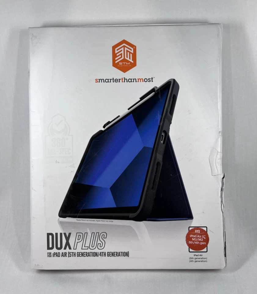 STM Hard Case iPad Air 11 M3 '25, M2 '24/10.9" 5th/ 10.9" 4th Gen Midnight Blue - Image 3 of 4