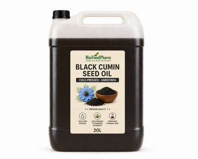Black cumin oil cold pressed 20L can