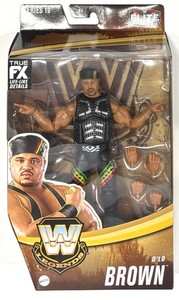 WWE Elite Legends Series 19 D'lo Brown Action Figure Mattel WWE Elite Legends Series 19 D'lo Brown Action Figure Mattel