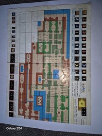 The Legend of Zelda NES Complete Game with Map and Instructions Manual