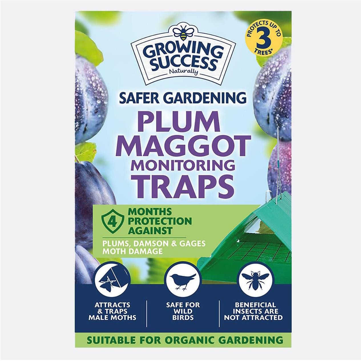 Codling Moth Trap Monitoring Plum Fruit Tree Maggot Lure Protects Pest Control