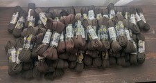 Doc Martens Brown 120cm Flat Boot Laces Made In England Brand New 100 PAIR LOT 