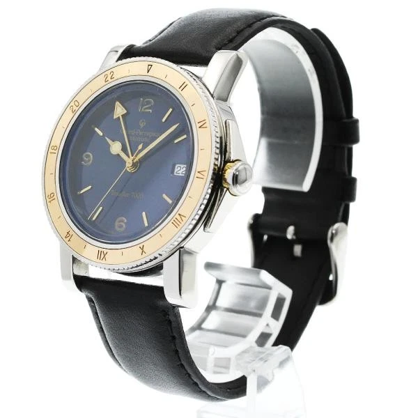 Girard Perregaux — Girard-Perregaux 7200 38mm SS Navy Dial Automatic Date Watch #C15620