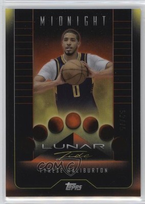 2023-24 Topps Midnight Lunar Tide Dusk 52/75 Tyrese Haliburton #LT-8 1oa8