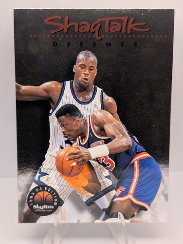 Shaquille O'Neal #5 1993 Skybox Premium Shaq Talk card