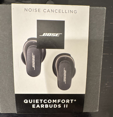 Bose QuietComfort Earbuds II Noise Cancelling Bluetooth In-Ear Black 870730-0010