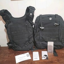 Mission Critical Tactical Tough Baby Carrier  Day Backpack - Black