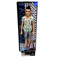Barbie Ken Fashionistas Doll #16 Asian Cactus Cooler with Man Bunn 2017 Toy Kids