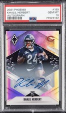 2021 PANINI PHOENIX AUTO #189 KHALIL HERBERT PSA 10