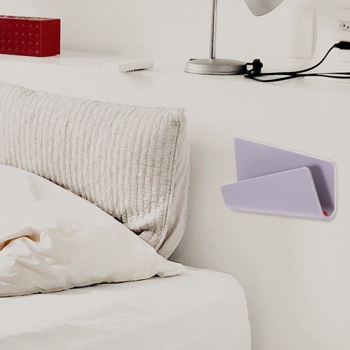 Creative Mobile Phone Charging Bracket Seamless Adhesive Wall Mounted Phone - 第 10/12 張圖片