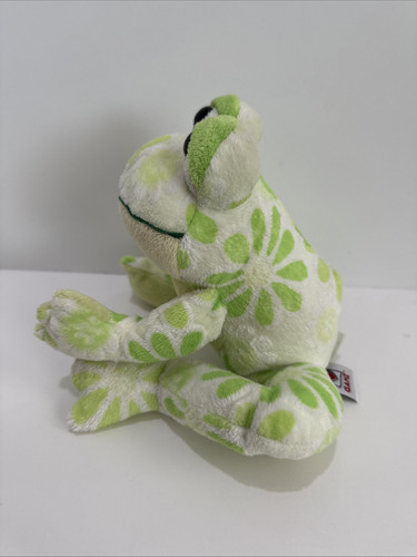 Webkinz Green White Flower Frog HM703 Plush Stuffed Animal HTF Rare NO CODE - Picture 3 of 11