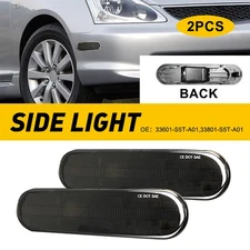 Side Marker Light Parking Housing Fits For 2002-2005 Honda Civic Si EP3 3 Door