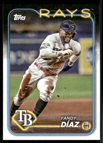 2024 Topps Tampa Bay Rays #TBR-2 Yandy Díaz | Baseball Card