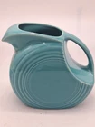 67 Oz Fiesta Fiestaware Homer Laughlin Disk Turquoise Blue Pitcher Large