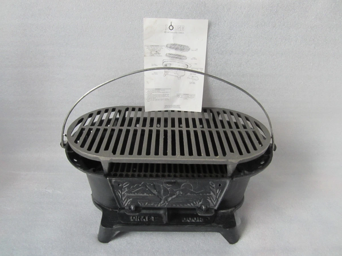 Lodge Sportsman Grill In Collectible Cast Iron Cookware for sale