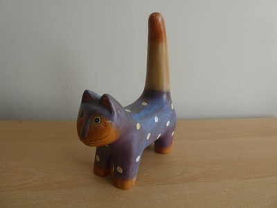Studiokeramik Katzenfigur