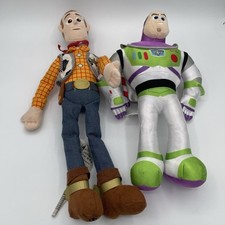 Woody And Buzz Lightyear Plush Toy Story Disney Store Pixar Lot Set