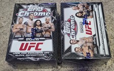 2026 (LOT OF 2) Topps Chrome UFC Value Blaster Box NEW Factory Sealed - 24 Cards