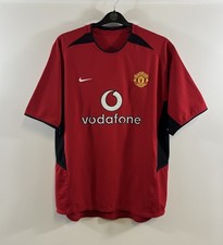 Manchester United Home Football Shirt 2002/04 Adults Large Nike A876