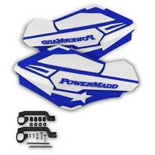 Zestaw ochraniaczy na rękę Powermadd Sentinel Enduro ATV Quad niebieski biały