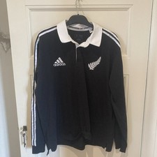 Rare Mens New Zealand All Blacks Heritage Classic  Rugby Shirt Size XL