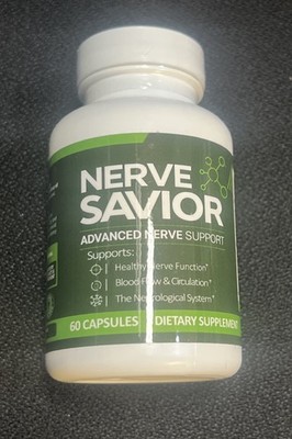 Nerve Savior Advanced Nerve Support 60 Capsules - New / Sealed! FREESHIPPING