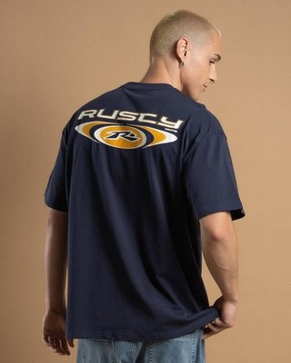Rusty Irie Eye T-Shirt Navy Blau (RefB22S2)
