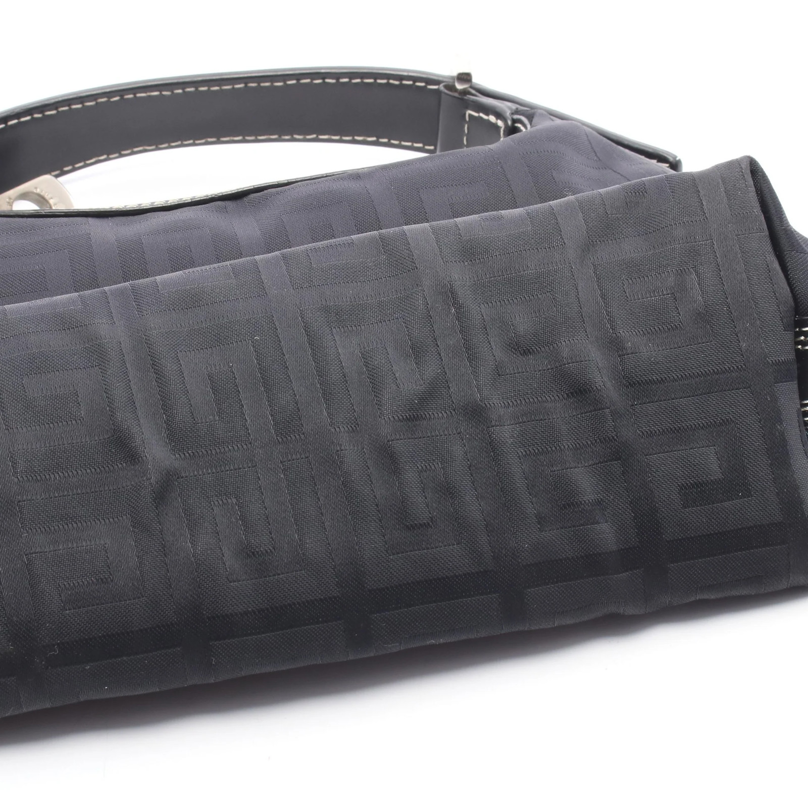 GIVENCHY Mini Handbag Canvas Leather Black #RC4381 thumbnail 8