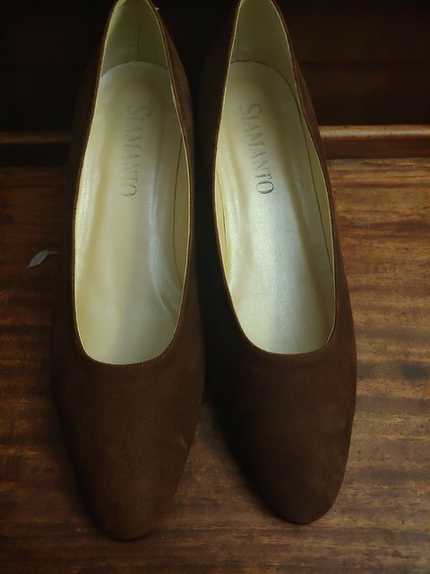 SIAMANTO, Vintage Flash Brown Suede Pumps Women's Size 11M, LS7 | eBay