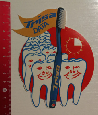 Aufkleber/Sticker: Trisa Data - Zahnbürste - Zahn (110517194)