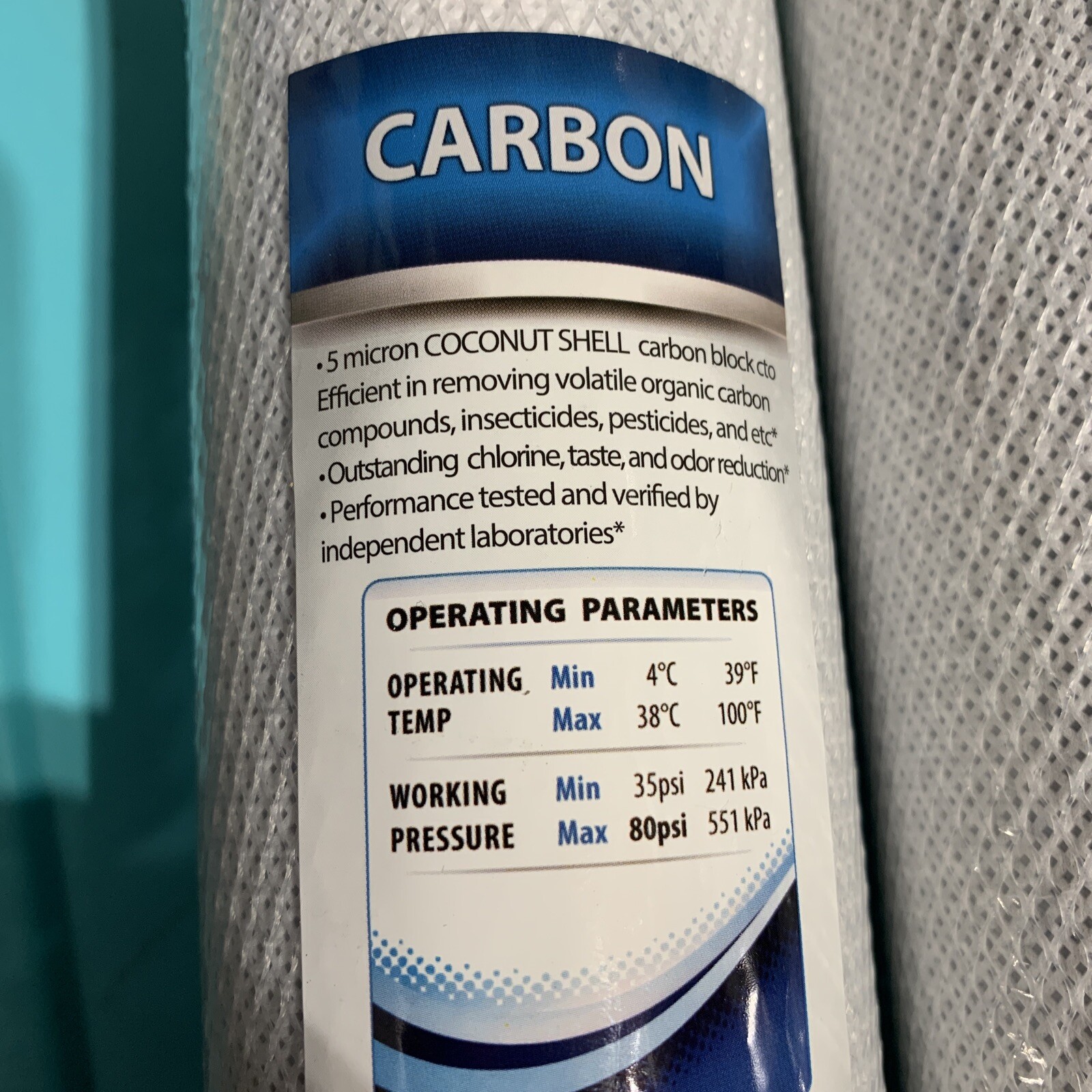 Express Water Replacement Shell Express Water Coconut Shell 5 Micron 10