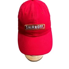 Smirnoff Vodka Adjustable Red Hat One Size 