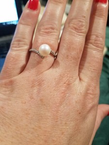 fragrant jewels june pearl ring size 8 ebay ring size 8