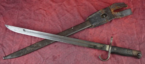 WW2 Japanese Type 30 Arisaka combat bayonet estate Army leather frog vet estate - Picture 2 of 13