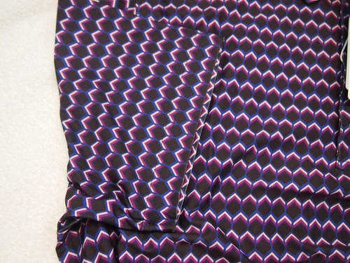 Camisa polo de golf Hickey Freeman con estampado geométrico de tela de rendimiento nueva con etiquetas M $94 - Imagen 10 de 13