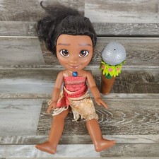 Jakks Pacific Disney Sing-A-Long Moana Doll With Microphone Works Tested