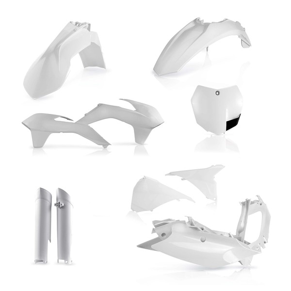 Acerbis Set Motorradverkleidungen Plastics FüR KTM Weiß KTM SX 125 2013 2014-image