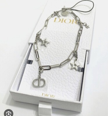 Dior Phone Charm Limited Edition, Silver, New In Box | eBay