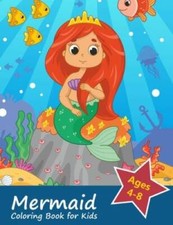 Mermaid Coloring Book for Kids Ages 4-8: Gorgeous Coloring Book with Merm - GOOD