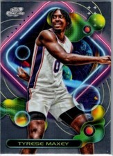 2023 -2024 Topps Cosmic Chrome 96 Tyrese Maxey