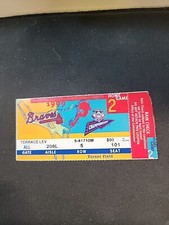 1999 MLB National League Championship Series Baseball Ticket Mets Vs Braves, 