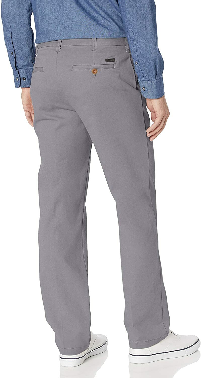IZOD Men's Performance Stretch Straight Fit Flat Front Chino Pant eBay