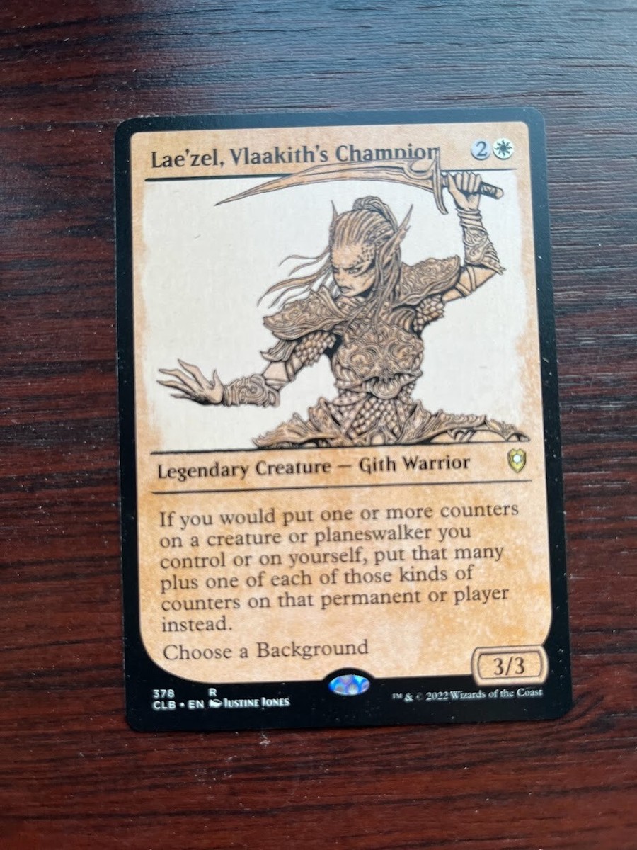 1x LAE'ZEL, VLAAKITH'S CHAMPION - Showcase Baldur's Gate - MTG - Magic |  eBay