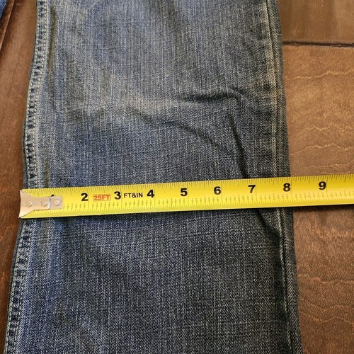 Faded Glory Vintage Girl's Junior Distressed Blue Denim Jeans - Size 14 - Picture 6 of 14