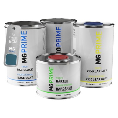 Autolack Dose Set für Citroen ECN Alchemy Blue Pearl Alchemy Blau Metallic 3,5L