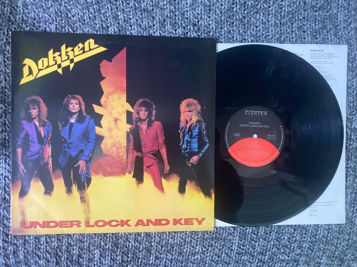Dokken Lp Under Lock And Key 1985 V. G+/ Vinyl N. M Original Press