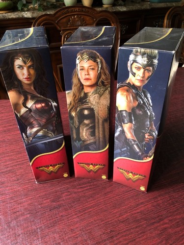 Mattel Barbie Black Label DC Comic 3 Dolls Wonder Woman, Hippolyta, Antiope, NIB - Picture 4 of 12
